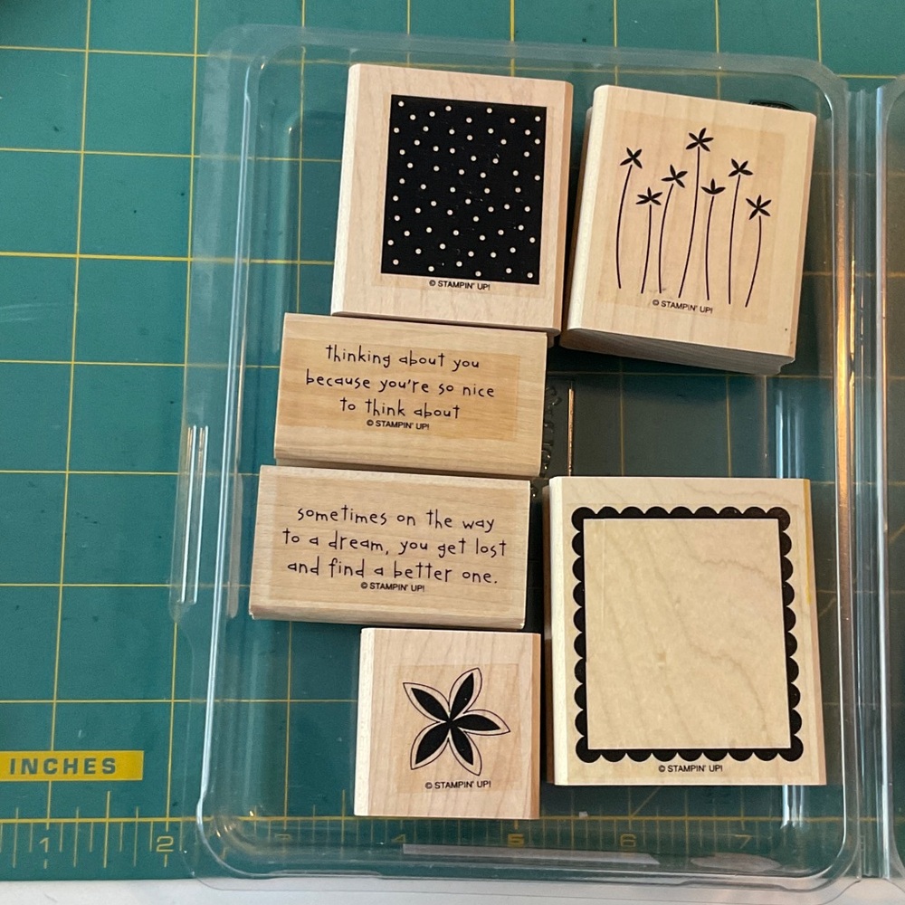 Stampin' Up! “Sweet Dreams” Wooden Rubber Stamp Set